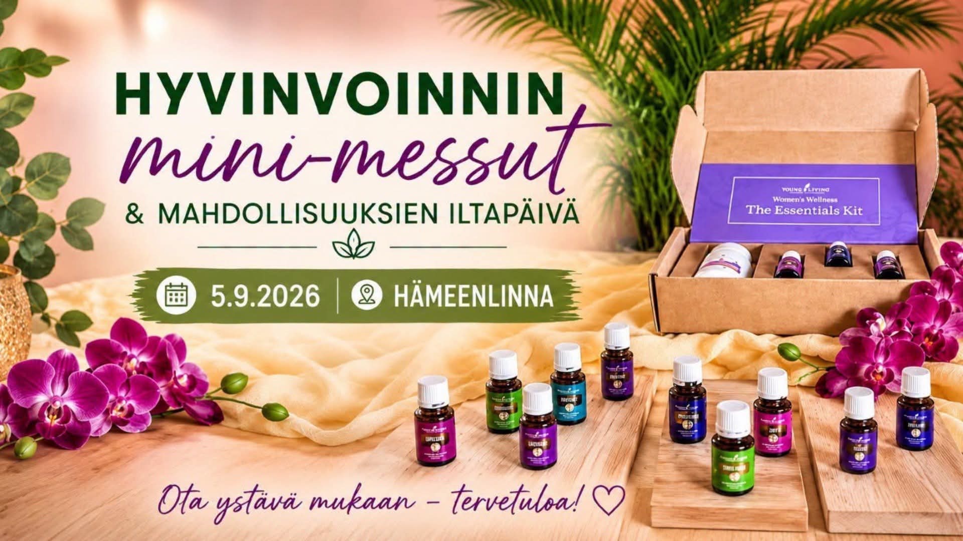 Hyvinvoinnin Minimessut ja Mahdollisuuksien iltapäivä 5.9.2026